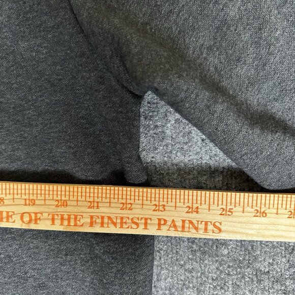 Orvis Sweater Men Large Grey 1/4 Snap Zip Fleece Mock Neck Pullover Casual Adult - Picture 6 of 7